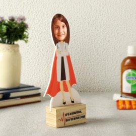 Personalized Doctor Caricature for Girl