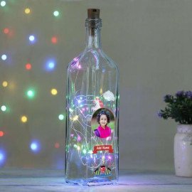 Personalized LED Bottle Lamp for Girls