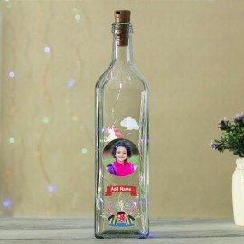 Personalized LED Bottle Lamp for Girls
