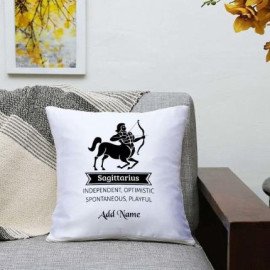 Personalized Sagittarius Satin Zodiac cushions