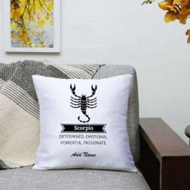 Personalized Scorpio Satin Zodiac cushions