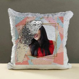 Personalized Sequin cushions