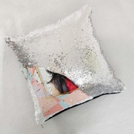 Personalized Sequin cushions