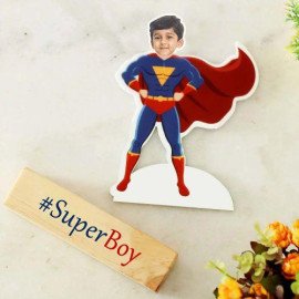 Personalized SuperBoy Caricature for Kids