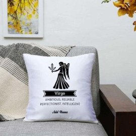 Personalized Virgo Satin Zodiac cushions