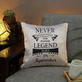 Personalized birthday LED Satin cushions