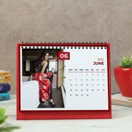 Personalized Calendar in Red