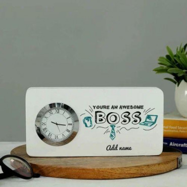 Personalized Table Clock