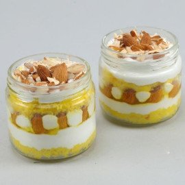 Pineapple And Almond Cake Jar
