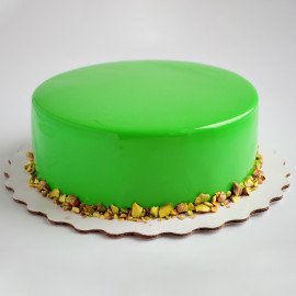 Pineapple Pista Cream Cake