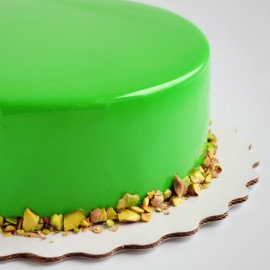 Pineapple Pista Cream Cake