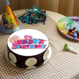 Pink Barbie Birthday Cake