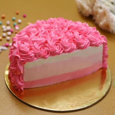 Pink Fantasy Half Cake