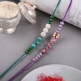 Pretty Beads Choco Rakhi