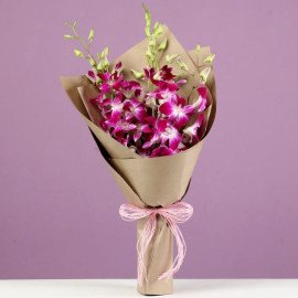 Purple Orchids Bouquet Cadbury Celebrations
