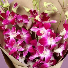 Purple Orchids Bouquet Cadbury Celebrations