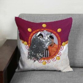 Rakhi Personalized Reversible Sequin cushions