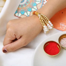 Rakhi Set With Two Layer Bamboo Plant