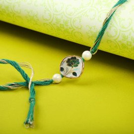 Rakhi With Bamboo Plant