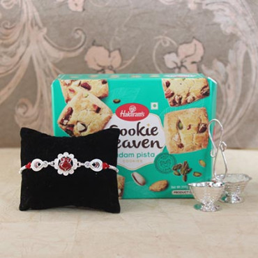 Rakhi with Cookies