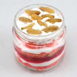 Red Velvet And Raisin Cake Jar