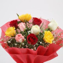 Romantic Bunch of Mixed Roses