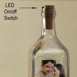 Romantic Personalized LED Bottle Lamp