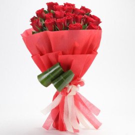 Romantic Red Roses Bouquet