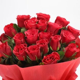 Romantic Red Roses Bouquet