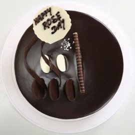 Rose Day Chocolate Cake