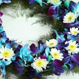 Serene Flower Wreath