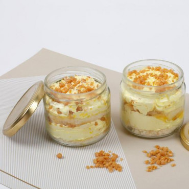 Set of 2 Crunchy Butterscotch Jar Cake