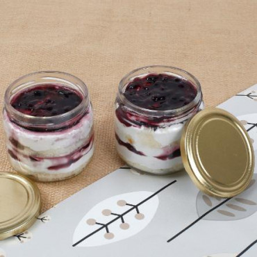 Set of 2 Mysterious Blueberry Jar Cake