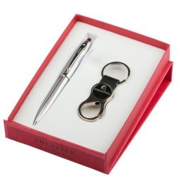 Sheaffer Ballpoint Pen and Keychain With Syngonium Plant