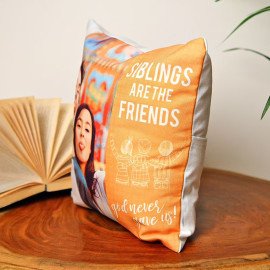 Sibling customised cushion n rakhi