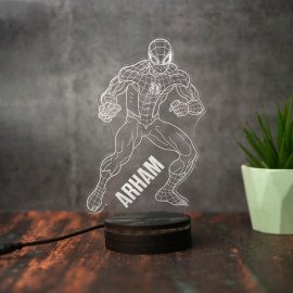 Spider Boy Personalized Led Night Lamp