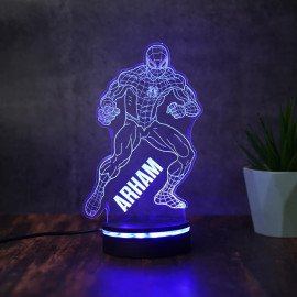 Spider Boy Personalized Led Night Lamp