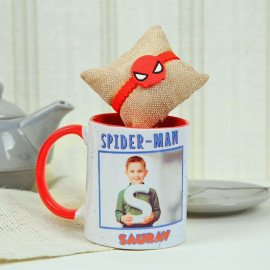 Spidy Rakhi Mug Combo