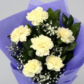 Sunshine Love Yellow Carnations