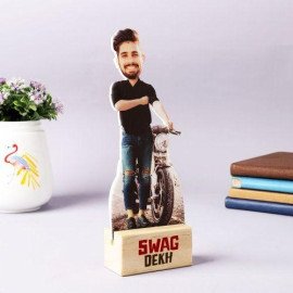 Swag Dude Personalized Caricature Stand