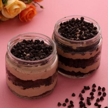 Sweet Choco Chip Cream Cake Jar