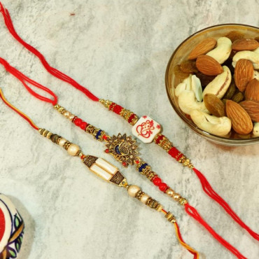 Sweetened rakhi with Mixed Dry Fruits