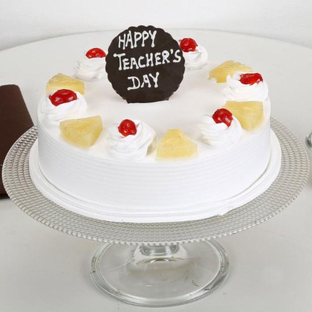 Teachers Day Pineapple Cake