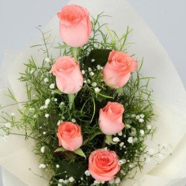 Tender Sweet Love Roses Bunch