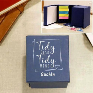 Tidy Desk Personalized Cube Stationery Kit