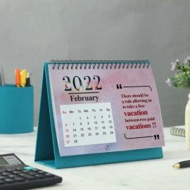Travel Personalized Spiral 2022 Desk Calendar
