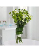 White N Green Flower Bunch