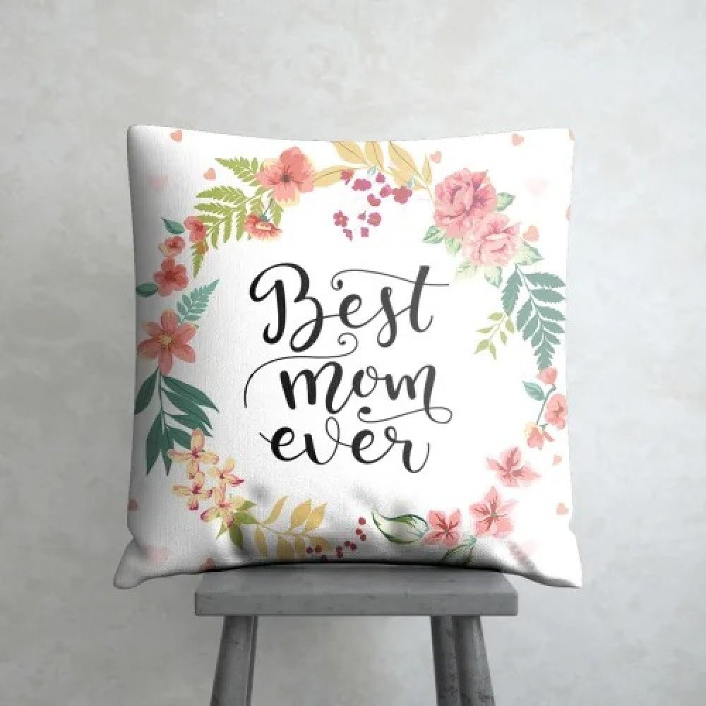 Best Mom Ever Personalized Cushion and Mug Combo