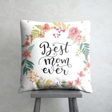 Best Mom Ever Personalized Cushion and Mug Combo