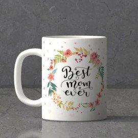 Best Mom Ever Personalized Cushion and Mug Combo